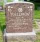 Headstone, Baldwin, Eli M and Rena, his wife