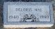 Headstone, Coulter, Deloris Mae