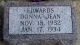 Edwards, Donna Jean