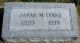 Headstone, Evans, Sarah M. Headstone, Evans, Sarah M.