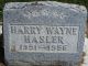 HASLER, Harry Wayne