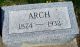 Headstone, Hunley, Arch