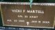Headstone, Martell, Vicki F. Headstone, Martell, Vicki F.