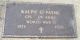 Headstone, Payne, Ralph C. Headstone, Payne, Ralph C.