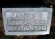 Headstone, Smith, James B. Headstone, Smith, James B.