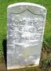 Headstone, Stine, Abram