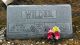 Headstone, Wilder, Loretta and Edward E.