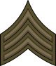 Sergeant (abbreviated as Sgt), United States Army
