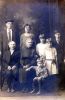 David and Mary Alice Soule, standing, George David and Iris Glen Toliver Wilkin and four children